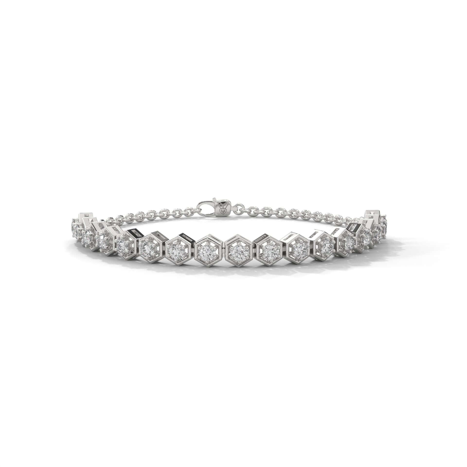 Tennis Brilliant Lab Grown Diamond OR Moissanite Bracelet