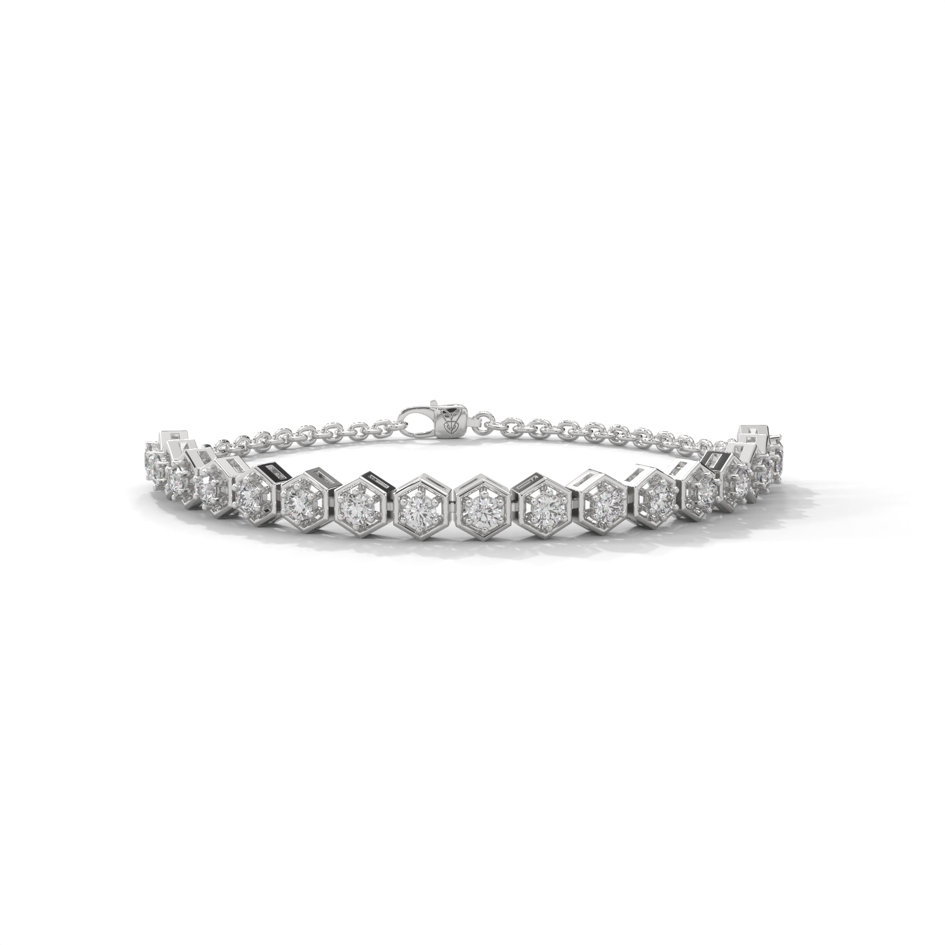 Tennis Brilliant Lab Grown Diamond OR Moissanite Bracelet