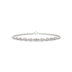 Premium Opal Cop Lab Grown Diamond Bracelet
