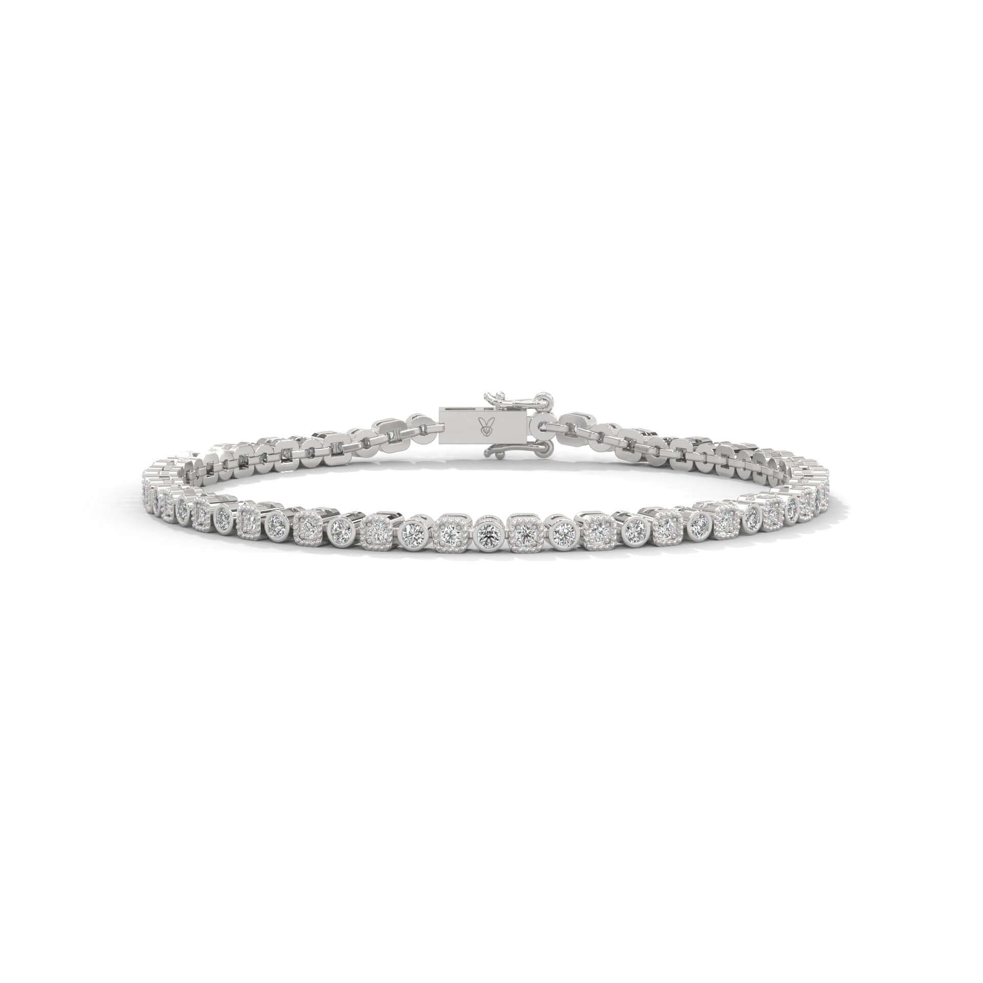 Sparkling Tennis Bolt Lab Grown Diamond Bracelet
