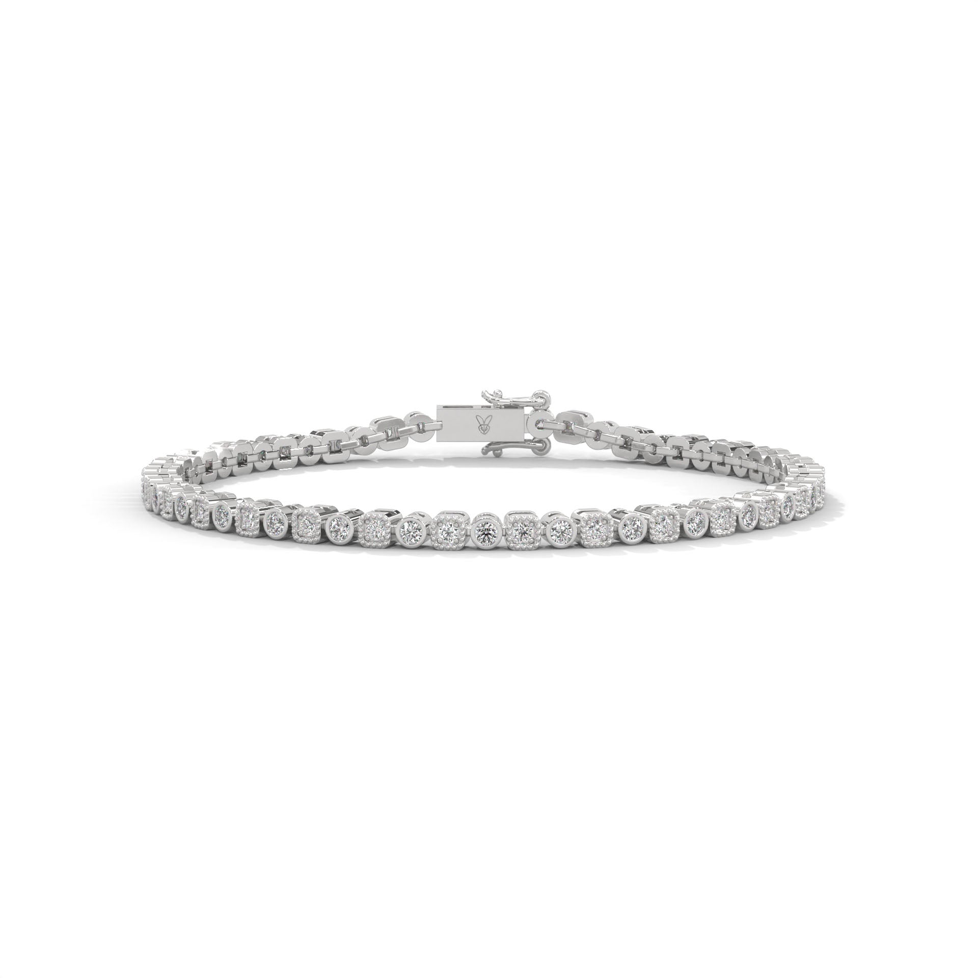 Sparkling Tennis Bolt Lab Grown Diamond Bracelet