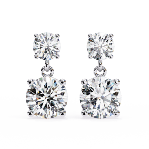 Timeless Diamond Drop Earrings