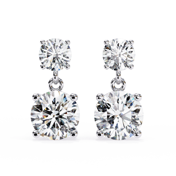 Timeless Diamond Drop Earrings